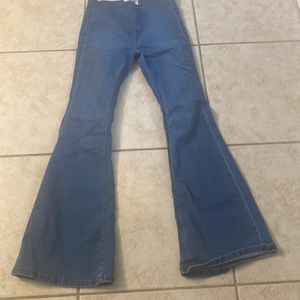 Free people flare jeans never worn size 27